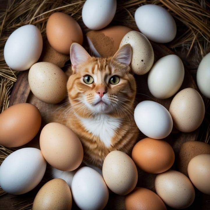 Mèo có ăn trứng không?